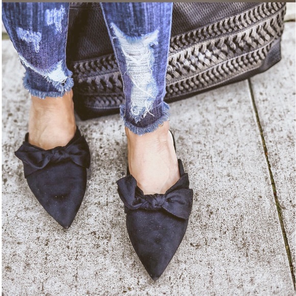 ✨LAST PAIR✨5 ★★★★★ Rated HP 5/1-Vegan Suede Mules - Picture 3 of 4